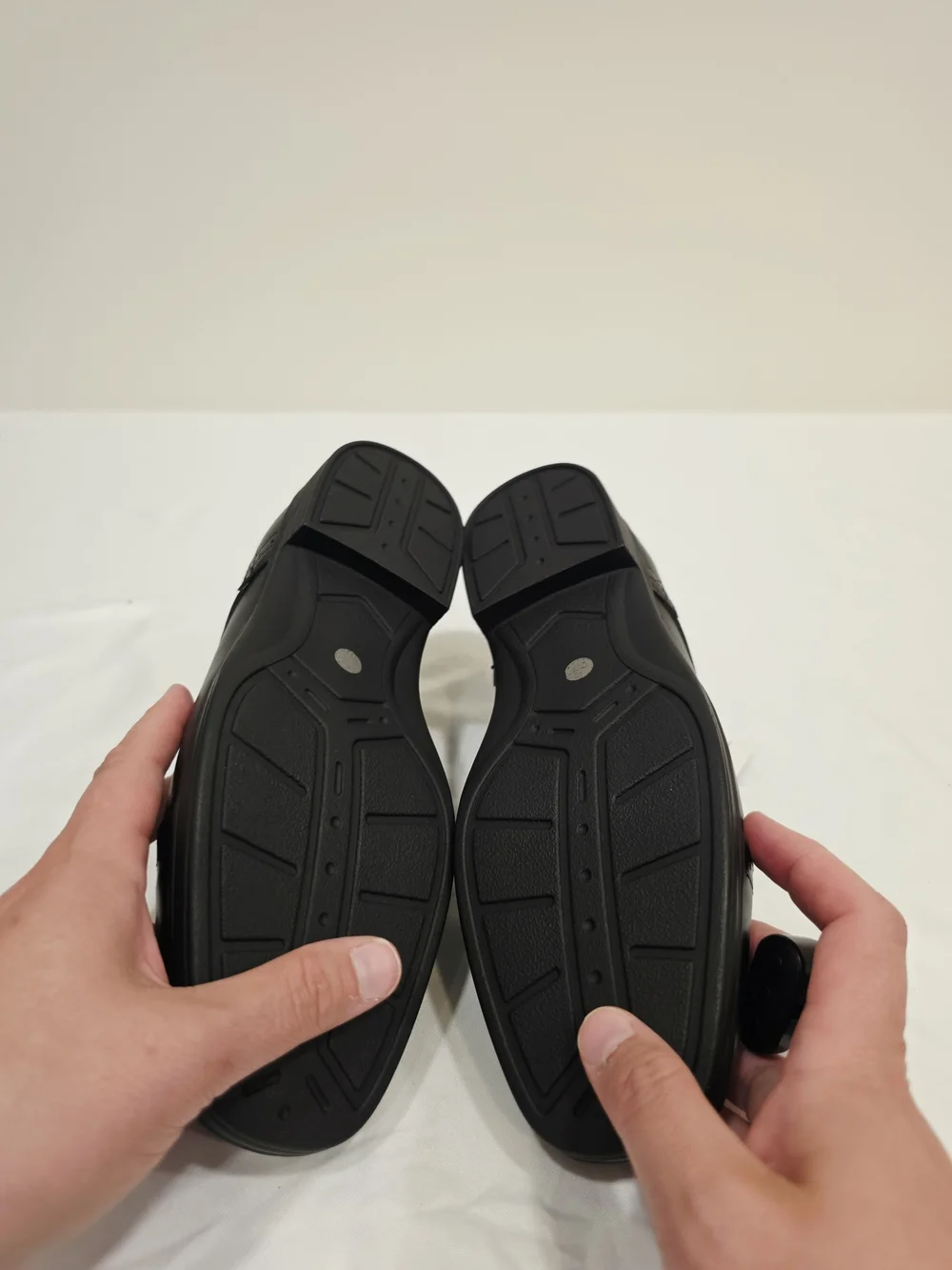 Stafford Black Dane Jr. Cap-Toe Lace-Up Dress Oxfords